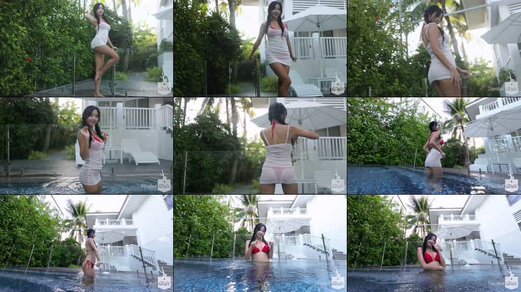Red Bikini Pool Dance, Habin, Pocket Girls, 하빈, 포켓걸스 – #00330插图