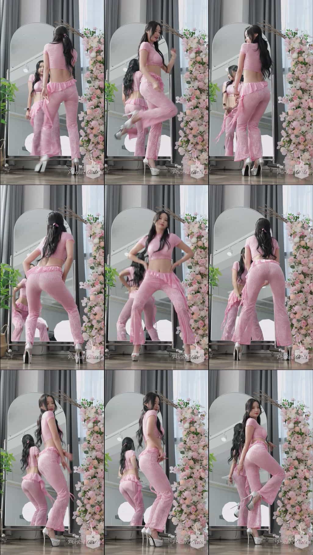 Pink Dancer Pants Dance Compilation, Habin, Pocket Girls, 하빈, 포켓걸스 – #00285插图