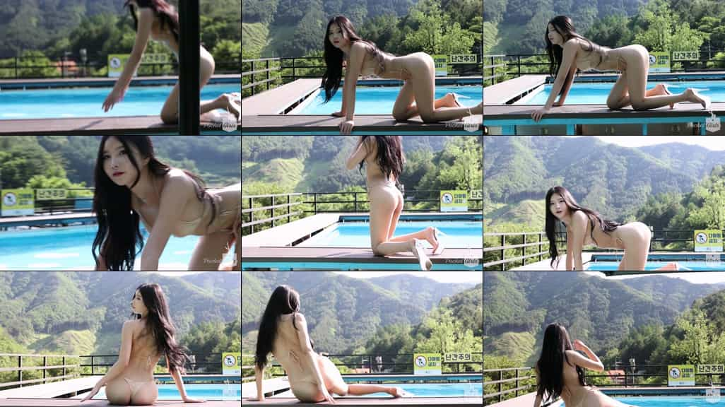 Enjoying Swimming Pool, Escalation, Yeonji, Part.2 – #0362插图