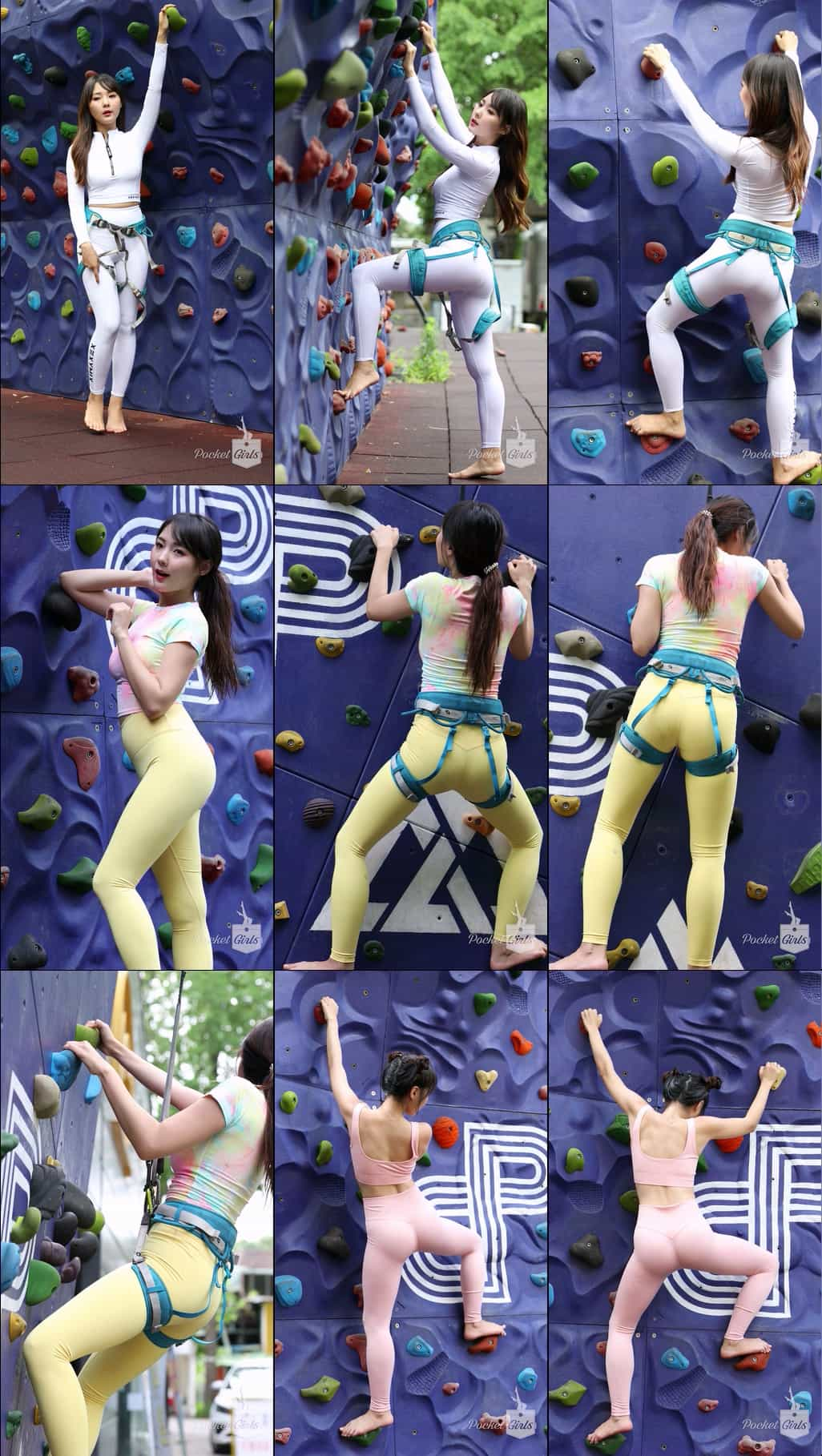 Climbing wearing Leggings, Jieun, Pocket Girls – #0019插图