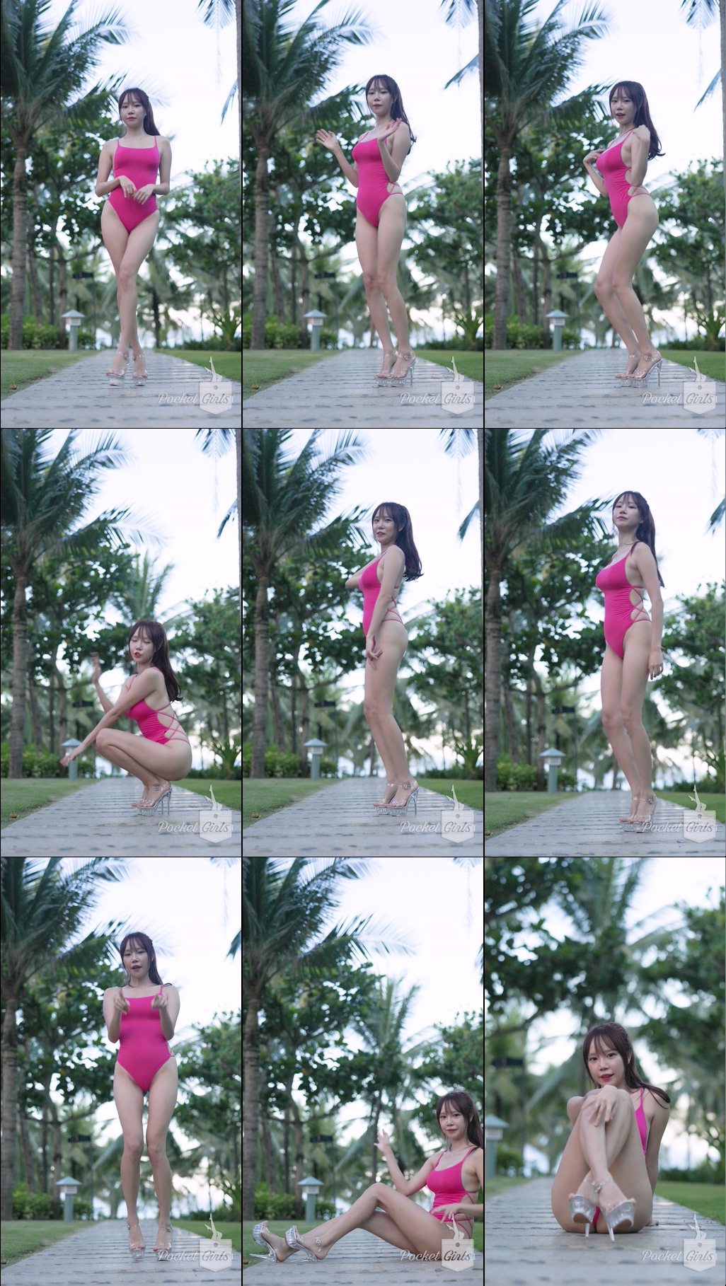 Hot Pink Monokini Dance, Minchae, Part.3 – #1011插图