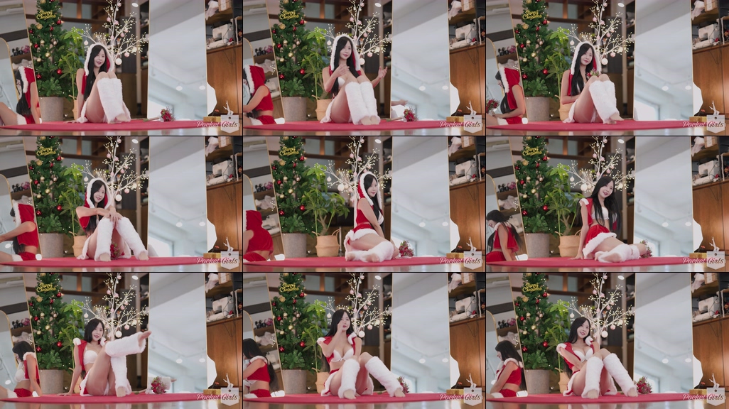 Enchanting Santa Girl on Crimson Carpet, Habin, Part.1 – #1099插图