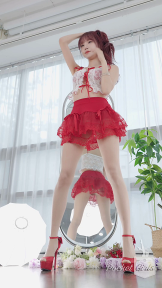 Patreon vip PocketGirls Red See-Through Skirt Dance, Minchae, Part.2a 0827插图1