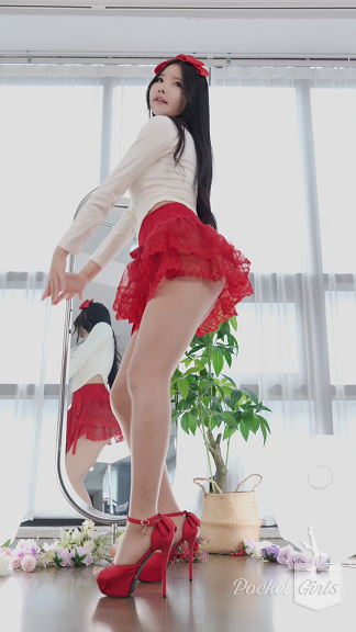 Patreon vip PocketGirls Red See-Through Skirt Dance, Yeonji, Part.2a插图