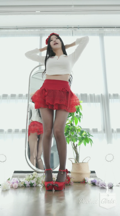 Patreon vip PocketGirls Red Bodysuit Dance, Yeonji, Part.1a 0825插图